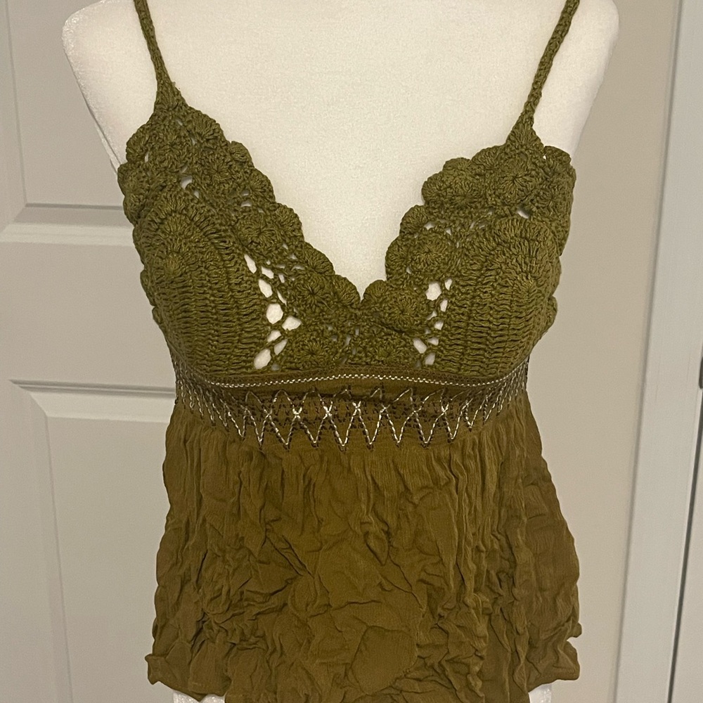 Free People crochet top